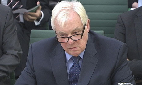 BBC Trust chairman Lord Patten appears before the Commons culture, media and sport committee