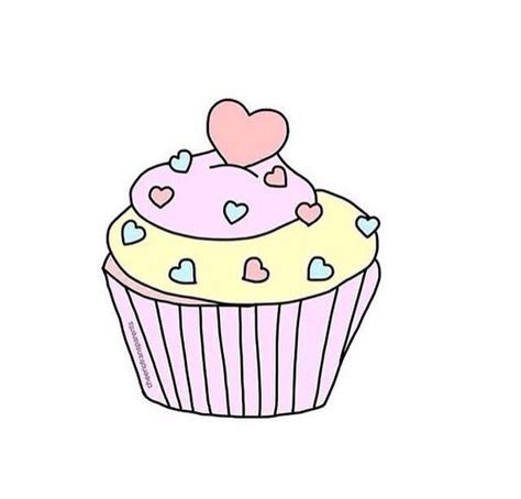 Drawn Cupcake Transparent Tumblr#3299802 Drawn Cupcake Transparent Tumblr#3299802