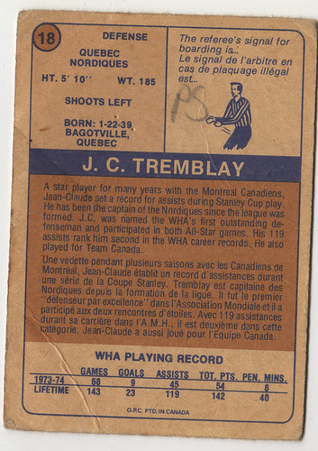 JC Tremblay back