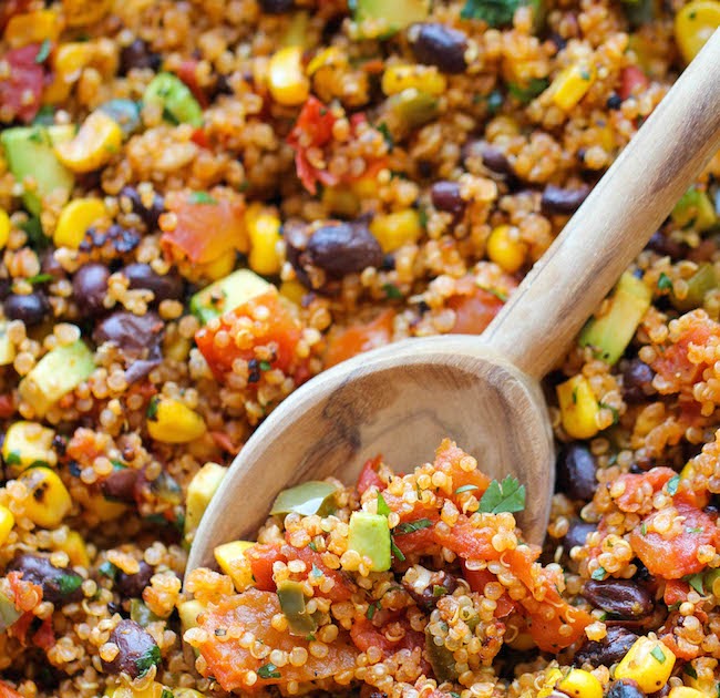 One Pan Mexican Quinoa ~ Fast Food Near Me