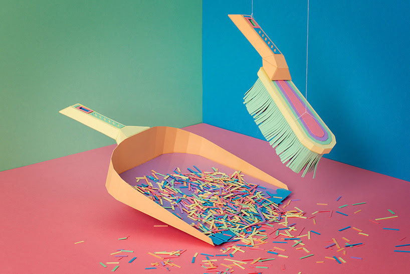 zim zou papercraft designboom