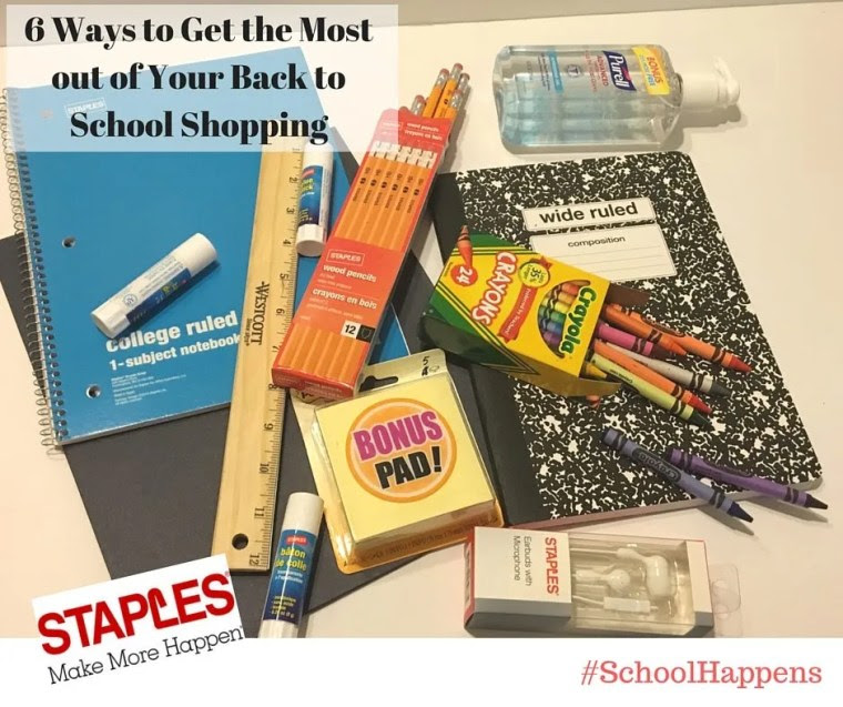 Back to School at Staples #SchoolHappens
