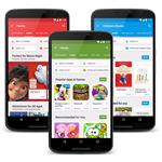 Google Play family screen trio