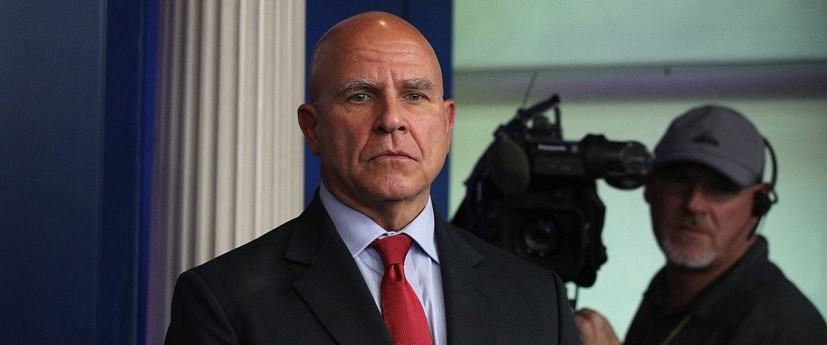National Security Adviser H.R. McMaster listens during a daily briefing at the James Brady Press Briefing Room of the White House July 31, 2017 in Washington, DC. The U.S. government has imposed sanctions on President of Venezuela Nicolas Maduro after the passing of a legislation that will further consolidate his power. Alex Wong/Getty Images.