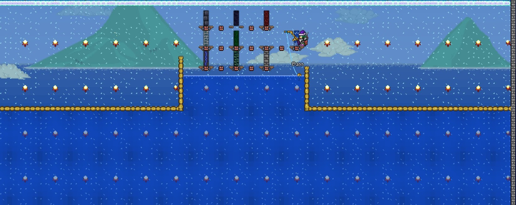 最高のマインクラフト 心に強く訴えるterraria 釣り堀