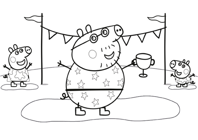 Peppa Wutz Ausmalbilder Zum Ausdrucken Kostenlos