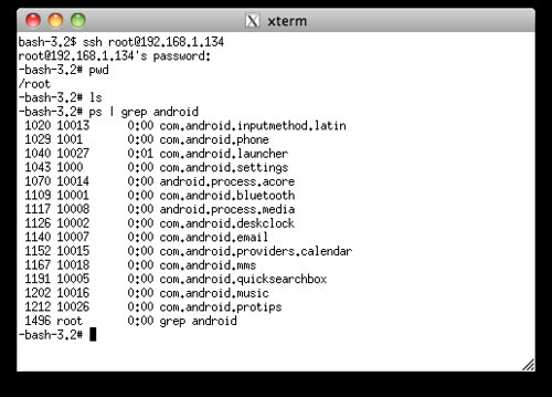 ssh bash android