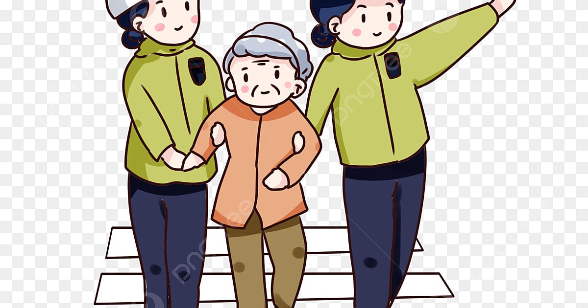 The Real Cartoon Old Person Cartoon Transparent