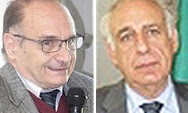 L'economista Bruno Amoroso e il  console Agostino Chiesa Alciator