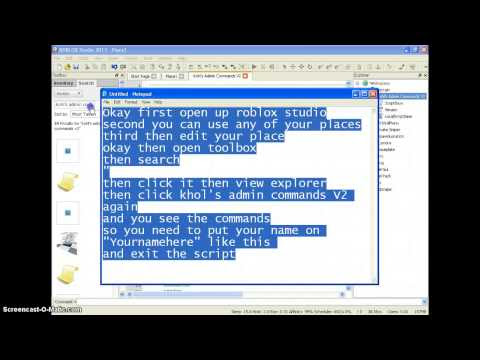 How To Put Kohls Admin In Your Place On Roblox 2014 - 