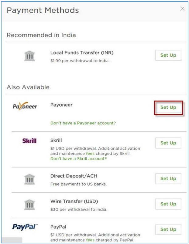 upwork-payment-method