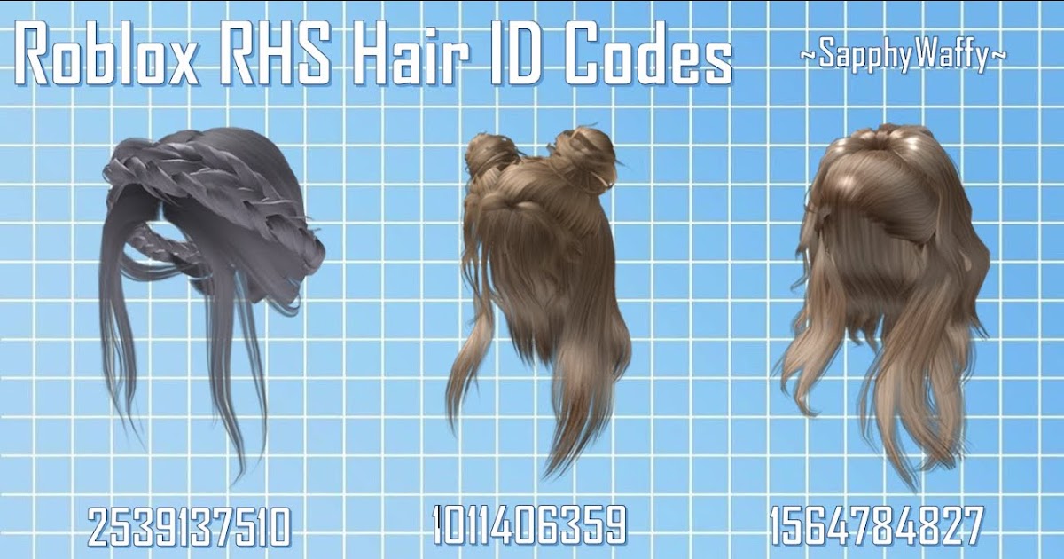 Blue Girl Hair Roblox ID - wide 1