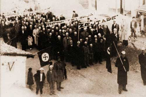 nazi demo
