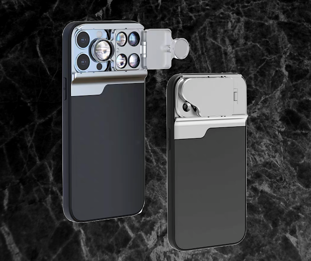 【iPhone 13 系列專用機殼】Freedom 擴充鏡頭手機殼配備廣角、微距、魚眼鏡