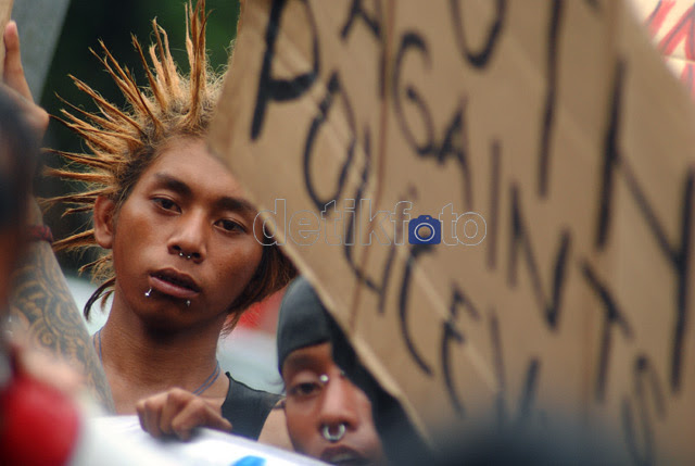 Aksi Solidaritas untuk Punk Aceh
