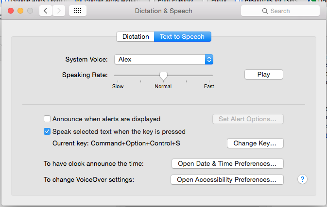 Apple Dictation & Speech