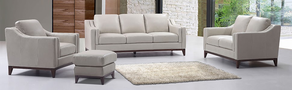 Oliver K41400 Sectional, Oliver Top Grain Leather Sectional Sofa
