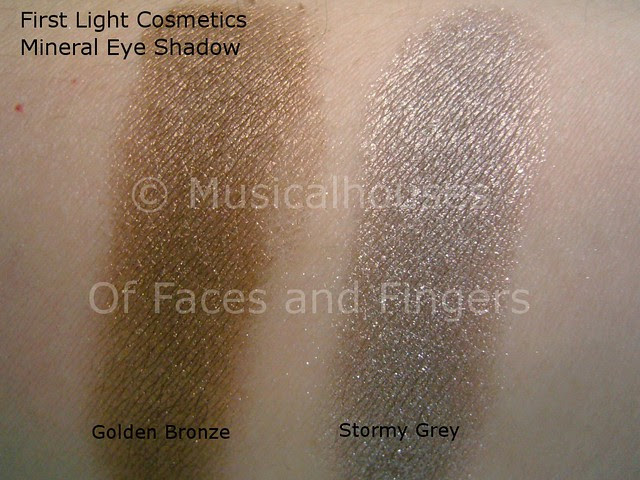 first light cosmetics golden bronze storm grey