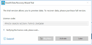 license code for easeus data recovery wizard