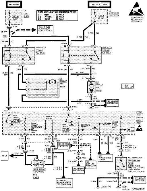 1995 buick fan motor wiring diagram