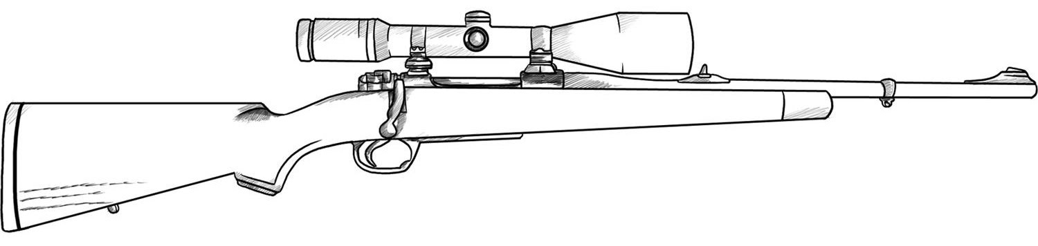 Featured image of post How To Draw A Sniper Rifle Easy Drawing a hunting rifle has never been so easy has it