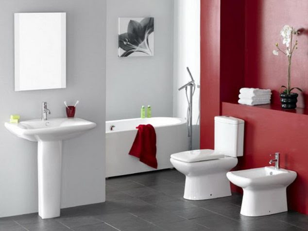 12 Red Accent Bathroom Ideas To Fall In Love With