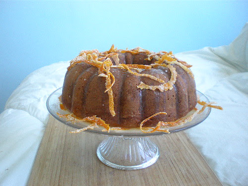 Orange Carrot Bundt cake
