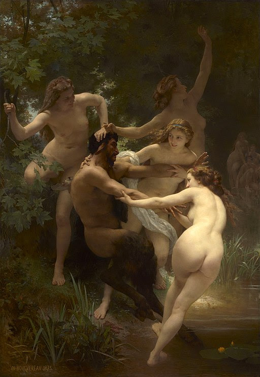 William-Adolphe Bouguereau (1825-1905) - Nymphs and Satyr (1873)