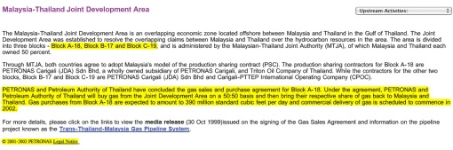 Petronas Statement JDA 1 Petronas Statement JDA 1
