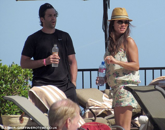 Special occasion: Nick and Vanessa are in Mexico for a friend's wedding