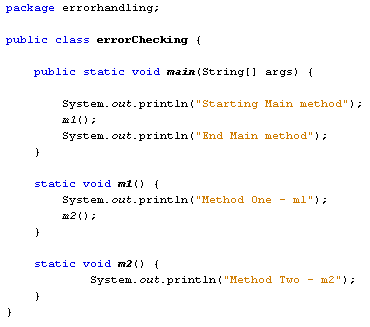 The Java Stack Trace