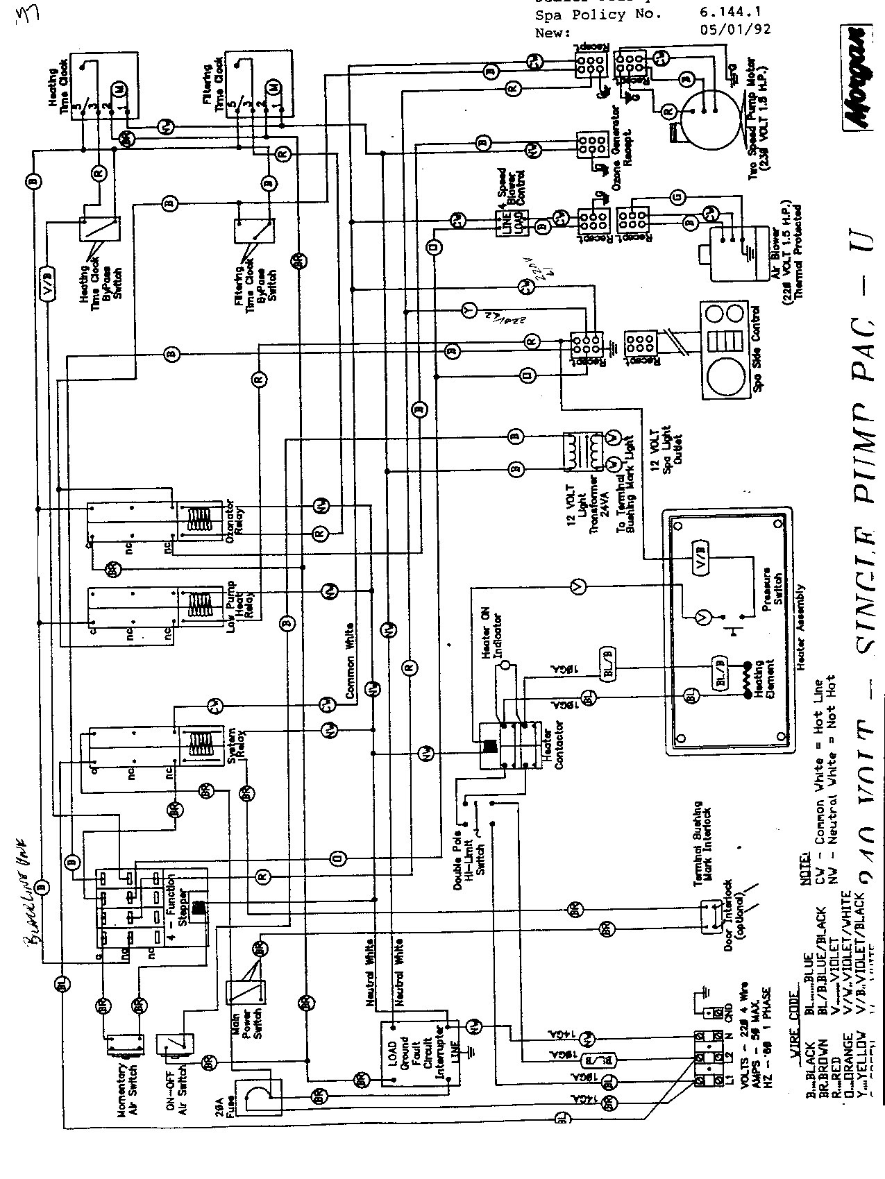 Marqui Hot Tub Wiring Diagram