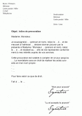 Exemple De Lettre De Procuration Pour Retirer Un Diplome  Le Meilleur
