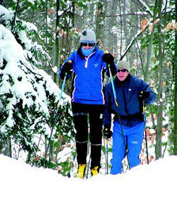 skiers at Shanty Creek