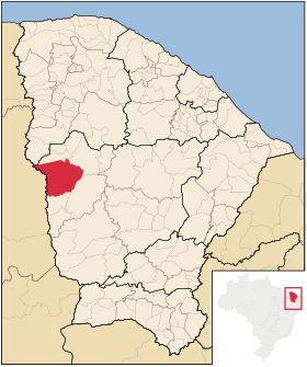 Localização de Crateús