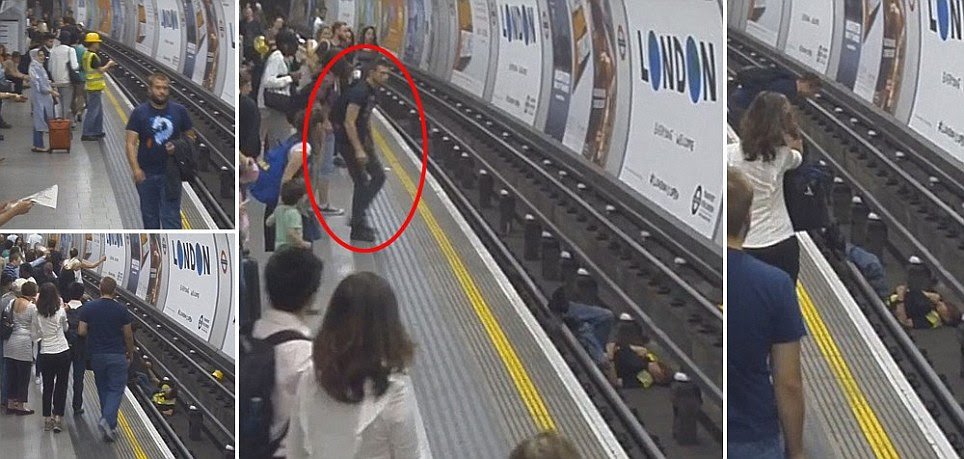 London police search for brave Tube passenger who risked life to save another