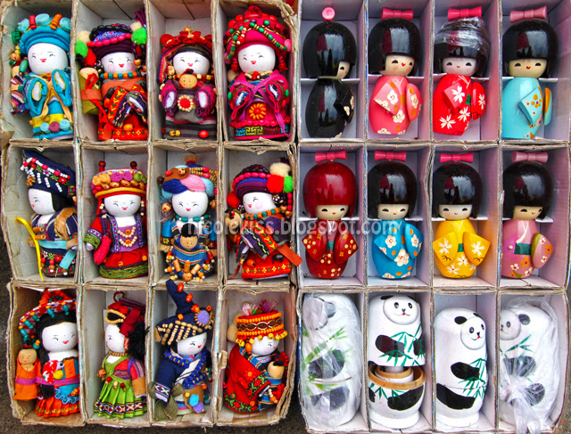 Colorful dolls, Beijing, China