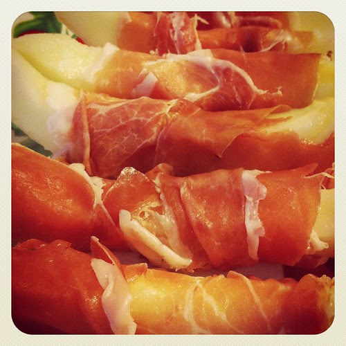 Prosciutto e melone. Yummy!