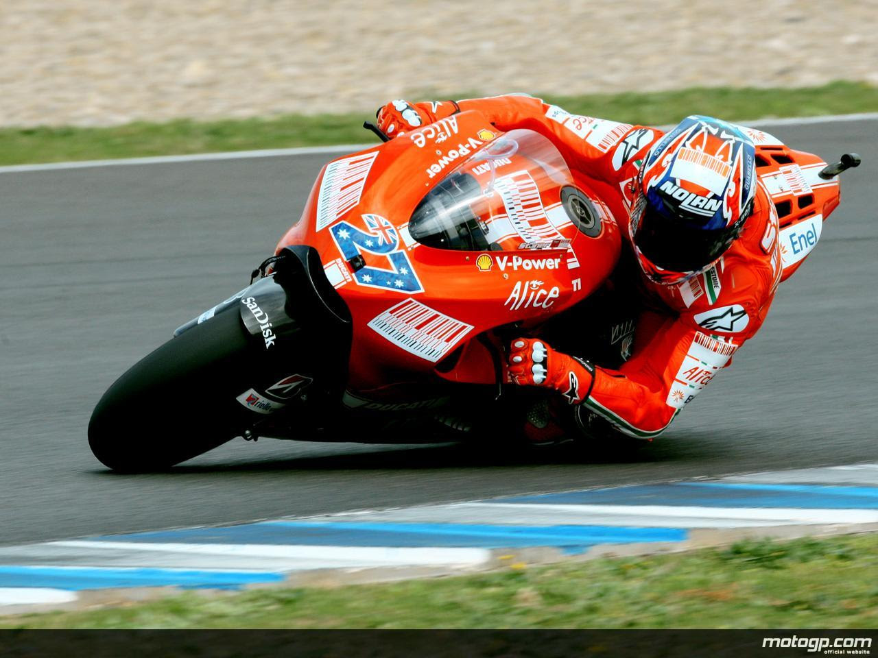 Casey Stoner Ducati Racer Moto GP