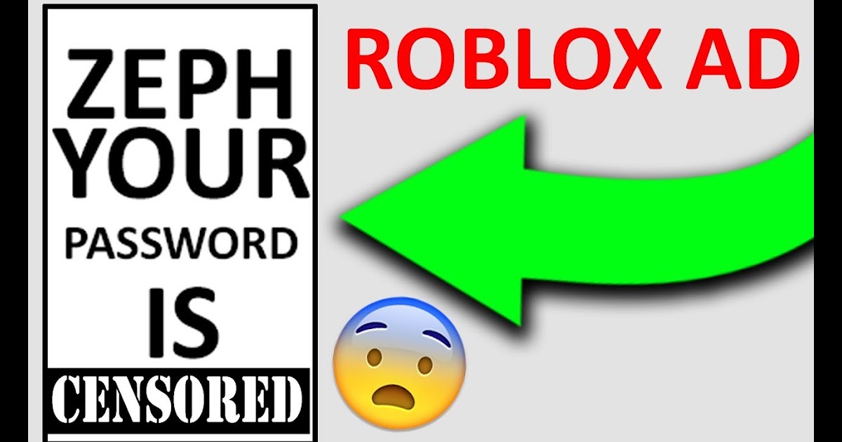 Funny Com The Ghost Put My Password In A Roblox Ad