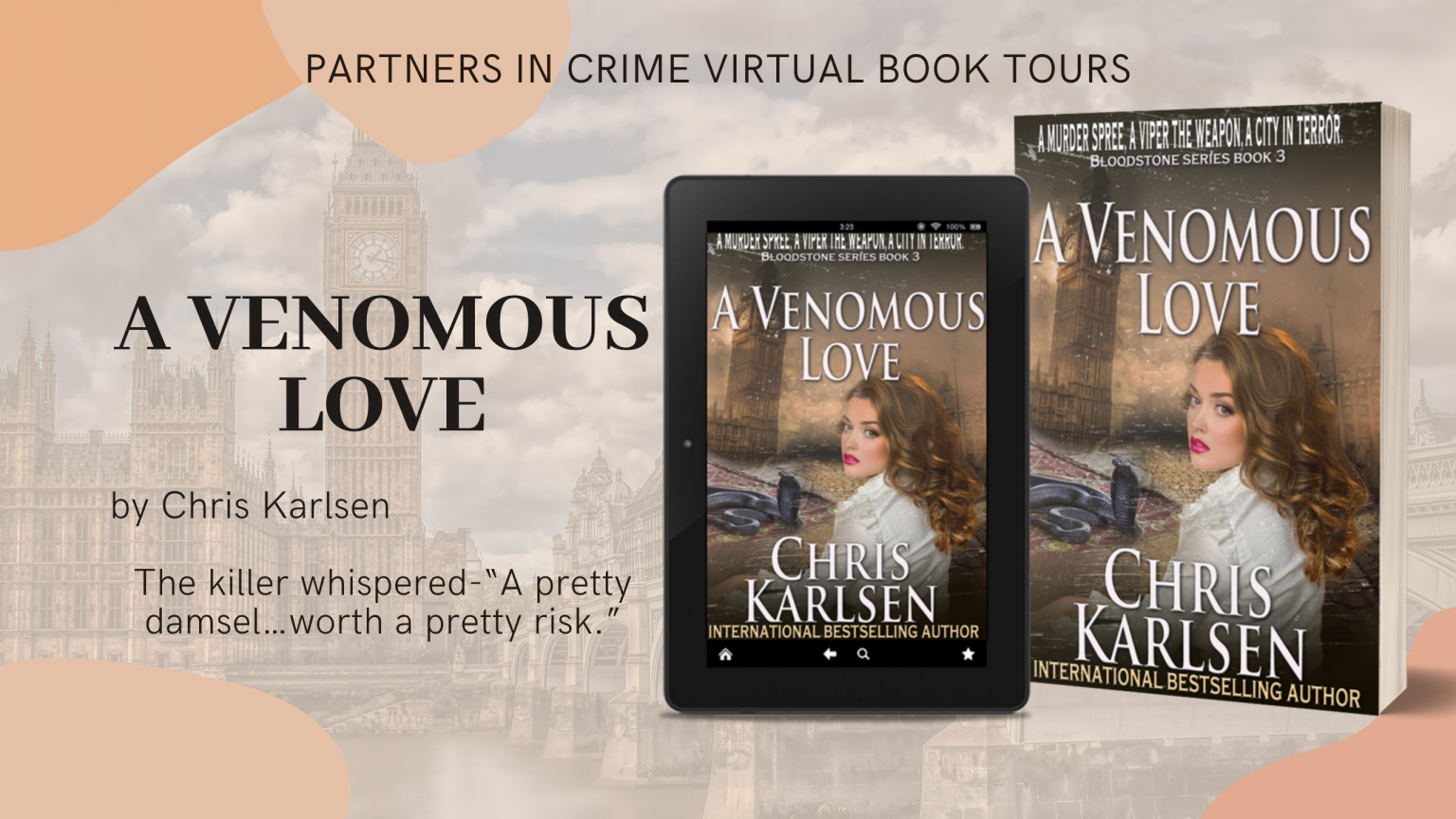 A Venomous Love by Chris Karlsen Banner