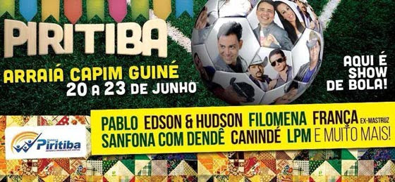 Foto divulgação/Facebook. São João Piritiba 2014.