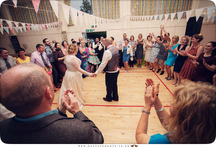 First Dance at Bromswell Village Wedding Vintage Wedding Photography - Hello Romance