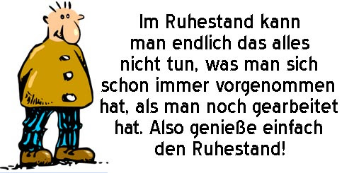 Geburtstag Rente Sprüche
