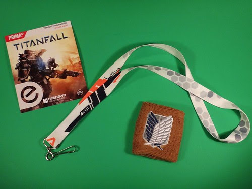 Loot Crate March 2014 Titanfall goodies