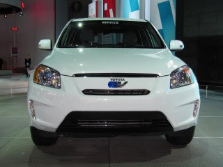 2012 Toyota RAV4 EV powered by Tesla, at 2010 Los Angeles Auto Show 2012 Toyota RAV4 EV powered by Tesla, at 2010 Los Angeles Auto Show