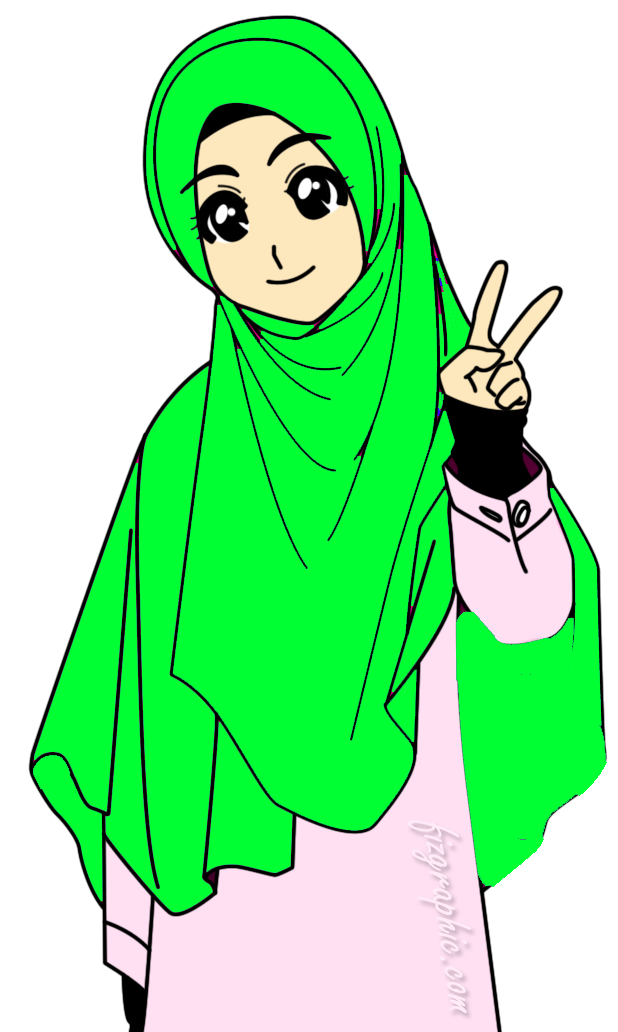 22 Keren Abis Gambar Animasi Muslimah  Png 
