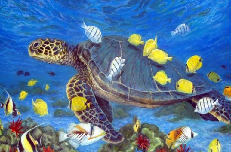 Lukisan Hidupan Laut Psv | Cikimm.com