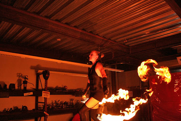Fire Fan Dance