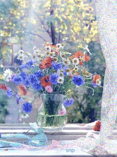 Утренней букет полевых цветов